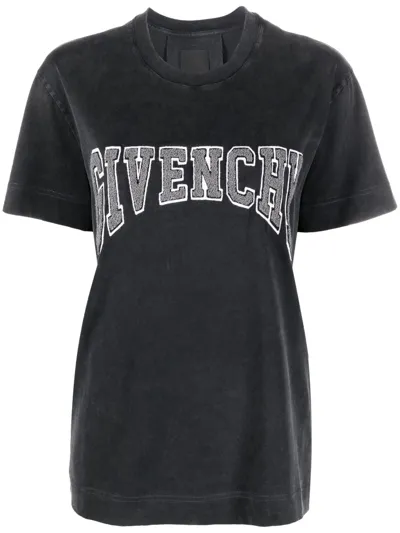 Givenchy Logo-print T-shirt In Schwarz