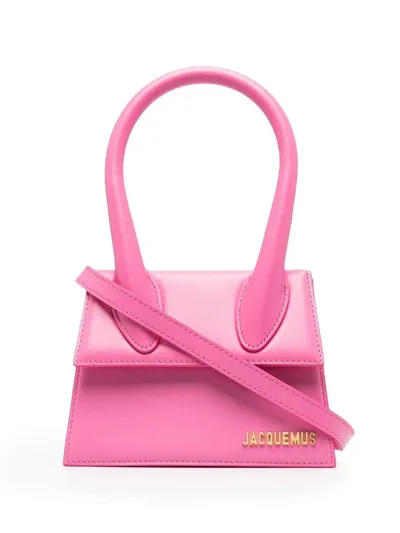 Jacquemus "le Chiquito Moyen" Bag In Rosa