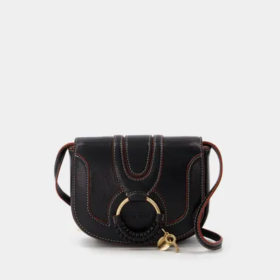 See By Chloé Mini Tasche Hana Aus Schwarzem Leder In Black