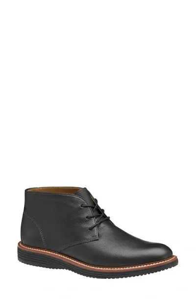 Johnston & Murphy Men's Upton Chukka Boots In Black