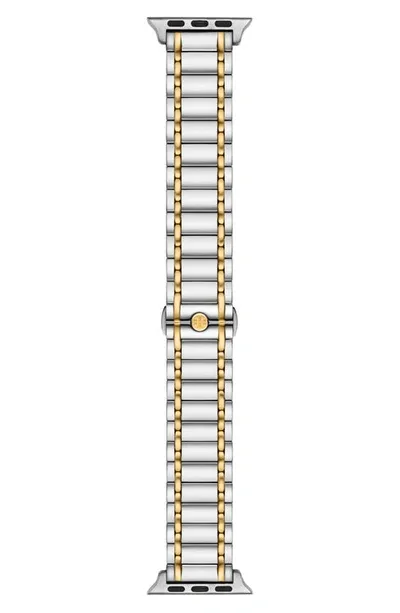 Tory Burch The Miller 20mm Apple Watch® Bracelet Watchband In Two-tone