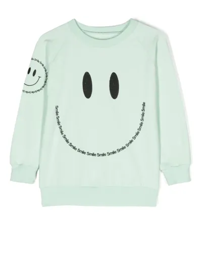 Wauw Capow By Bangbang Optimists Long-sleeve Sweatshirt In Green