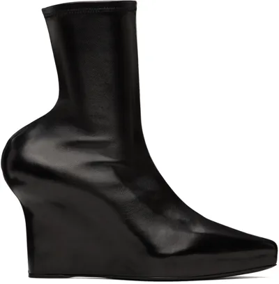 Givenchy Zipped Ankle Boots In 001