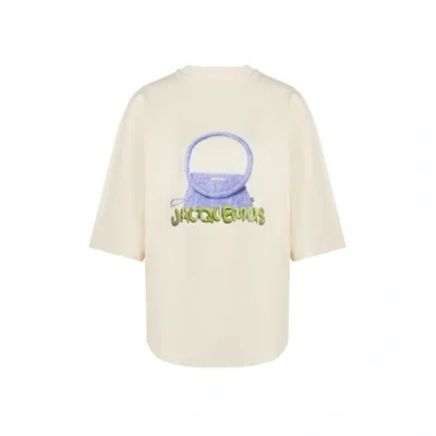 Jacquemus Le T-shirt Sac Rond Print Cotton T-shirt