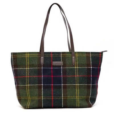 Barbour Witford - Classic Tartan Tote Bag In Red