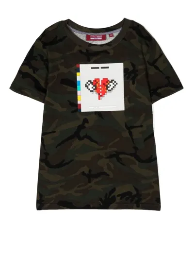 Mostly Heard Rarely Seen 8-bit Kids' Graphic-print Short-sleeve T-shirt In Grün