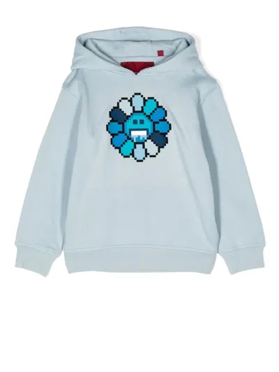 Mostly Heard Rarely Seen 8-bit Mini Ice Cold Flower Hoodie In Blau