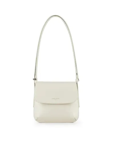 Giorgio Armani Official Store Small Palmellato-leather La Prima Bag In White