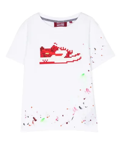 Mostly Heard Rarely Seen 8-bit Graphic-print Short-sleeve T-shirt In Weiss