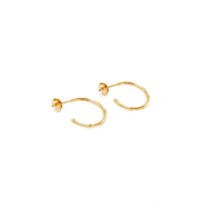 Missoma Small Gold-plated Silver Hoop Earrings