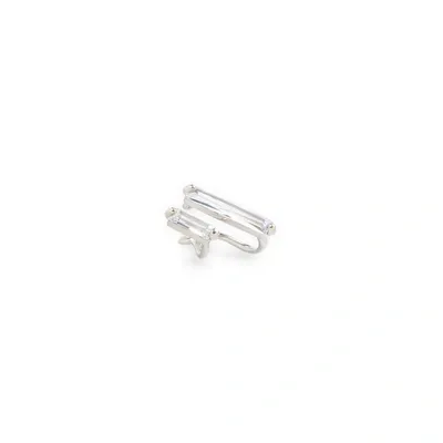 Alan Crocetti Double Fantasy Silver Ear Cuff