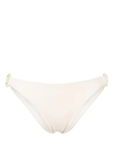 Eres Brume Ring-detail Bikini Bottoms In Percale