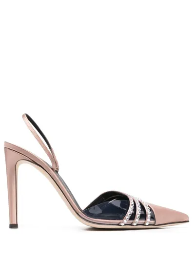 Giuseppe Zanotti 110mm Crystal-detail Sandals In Neutrals