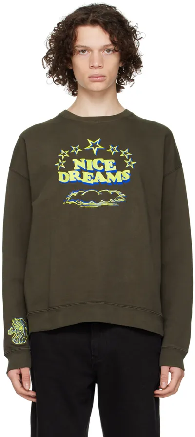 Schnayderman’s Khaki Illusion Sweatshirt In Green