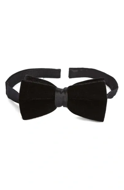 Nordstrom Kids' Velvet Tie In Black