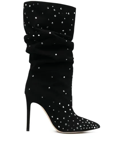 Paris Texas Holly 110mm Stiletto Boots In Schwarz