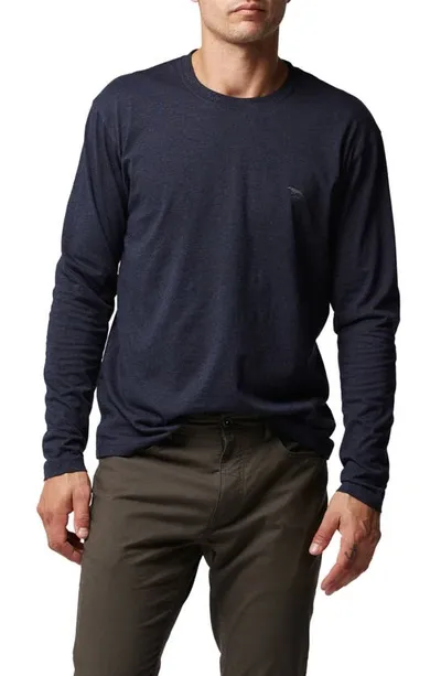 Rodd & Gunn Gunn Long Sleeve T-shirt In Navy