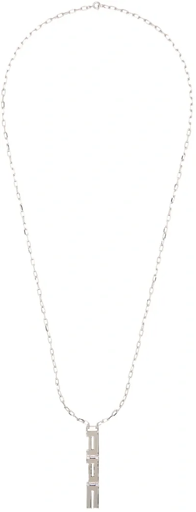 Apc Silver A.p.c Necklace In Rab Silver