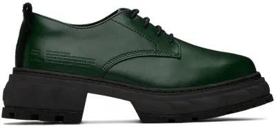 Viron Ssense Exclusive Green Alter Derbys In 590 Forest Apple