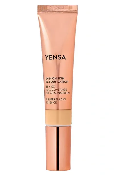 Yensa Skin On Skin Bb + Cc Full Coverage Hyaluronic Foundation Spf 40 In Medium Neutral