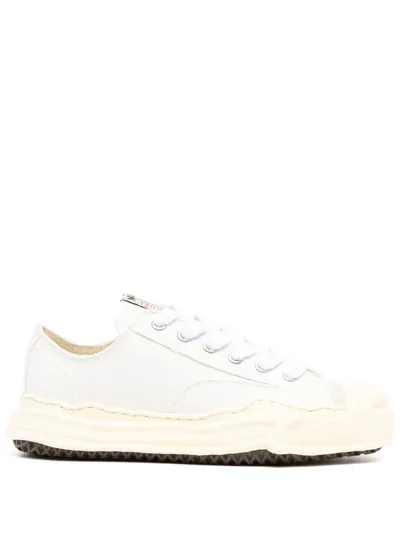 Miharayasuhiro Low-top Canvas Sneakers In White