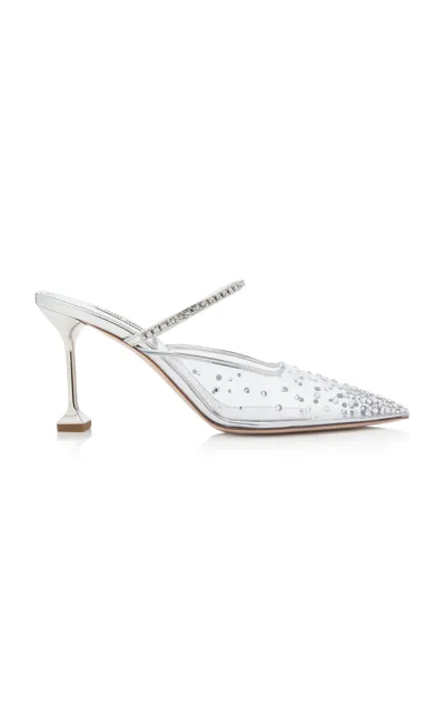 Miu Miu Ciabatte Pvc Pumps In Silver