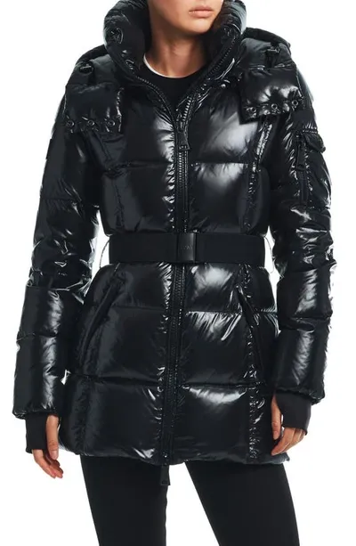 Sam Savannah Quilted Puffer Jacket In Jet