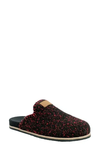 Revitalign Alder Faux Shearling Orthotic Slipper In Red