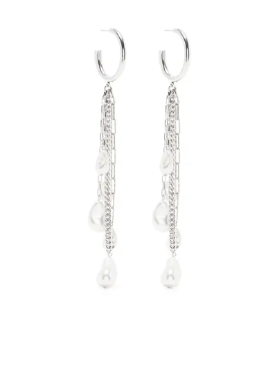 Isabel Marant Pendant Earrings In Argento