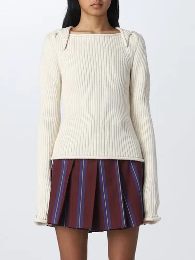 Sportmax Valico Long-sleeved Sweater In Latte