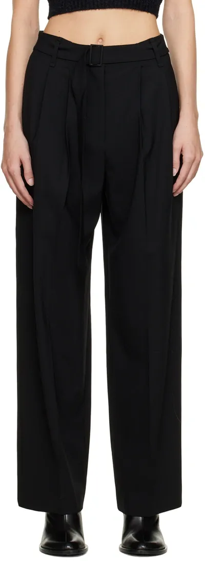 Juunj Black Belted Trousers