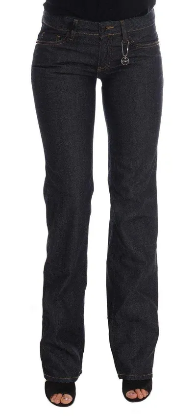 Costume National C'n'c  Dark  Cotton Classic Fit Jeans In Blue