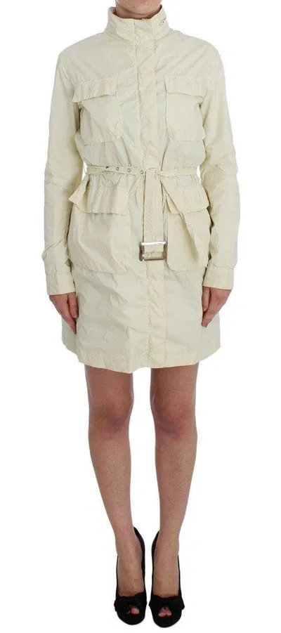 P.a.r.o.s.h Beige Weather Proof Trench Jacket Coat