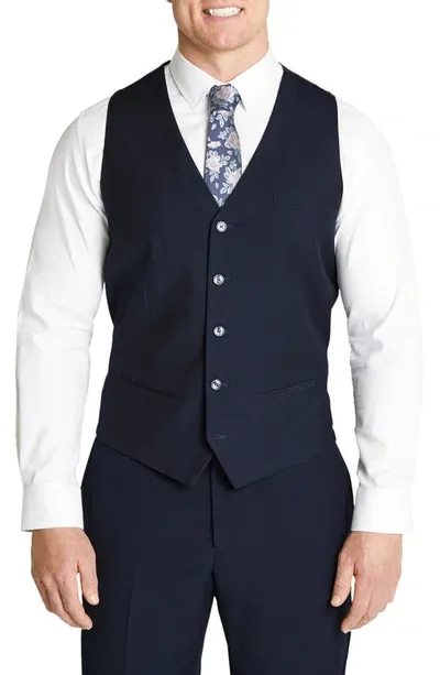 Johnny Bigg Ramond Waistcoat In Navy