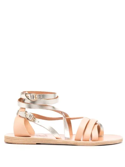 Ancient Greek Sandals Satira Ankle-strap Sandals In Neutrals