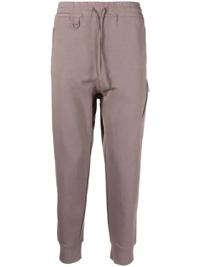 Y-3 Drawstring Track Pants In Braun