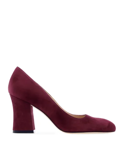 Stuart Weitzman "curveblock 85" Pumps In Red