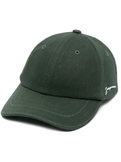 Jacquemus La Casquette  In Green