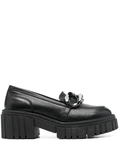 Vamsko Iris 65mm Leather Loafers In Schwarz