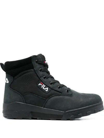 Fila Grunge Ii Lace-up Boots In Schwarz