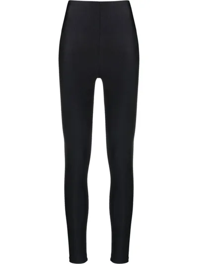 The Andamane High-waist Stretch Leggings In Black