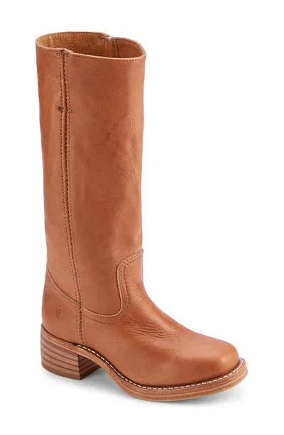 Frye Campus Knee High Boot In Saddle