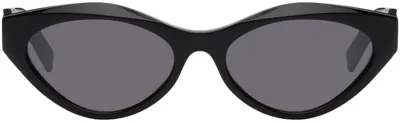 Givenchy Black Gv40025u Sunglasses In Shiny Black / Smoke