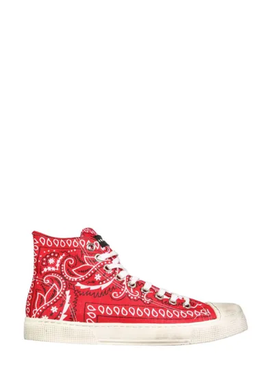 Gienchi High Jean Michel Sneakers In Red