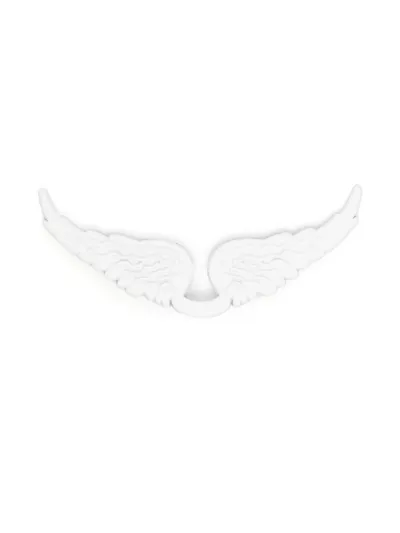 Zadig & Voltaire Swing Your Wings Keyring Charm In White