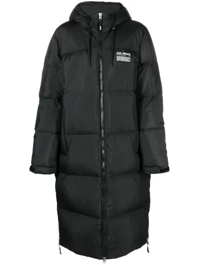 Axel Arigato Lumia Logo-print Shell-down Puffer Jacket In Black