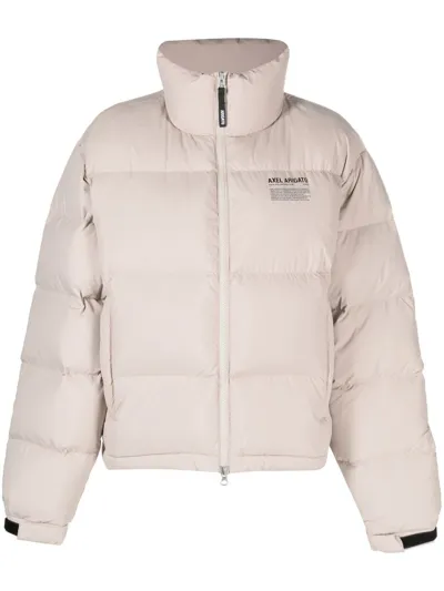 Axel Arigato Observer Down Puffer Jacket In Beige