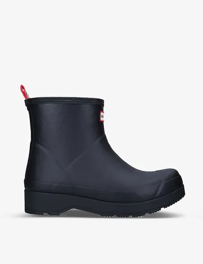 Hunter Original Play Brand-patch Rubber Wellington Boots In Black