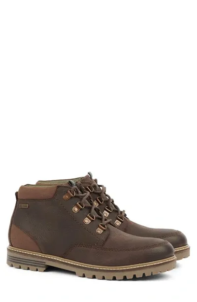 Barbour Fenton Moc Toe Boot In Mocha