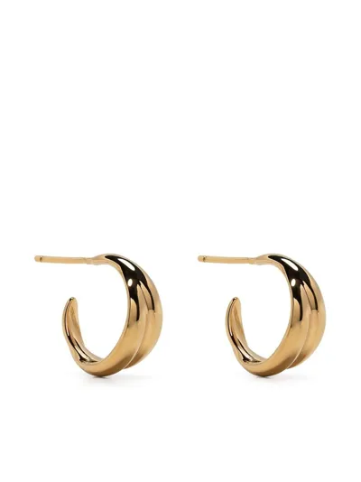 Dinny Hall Twist Gold Vermeil Hoop Earrings